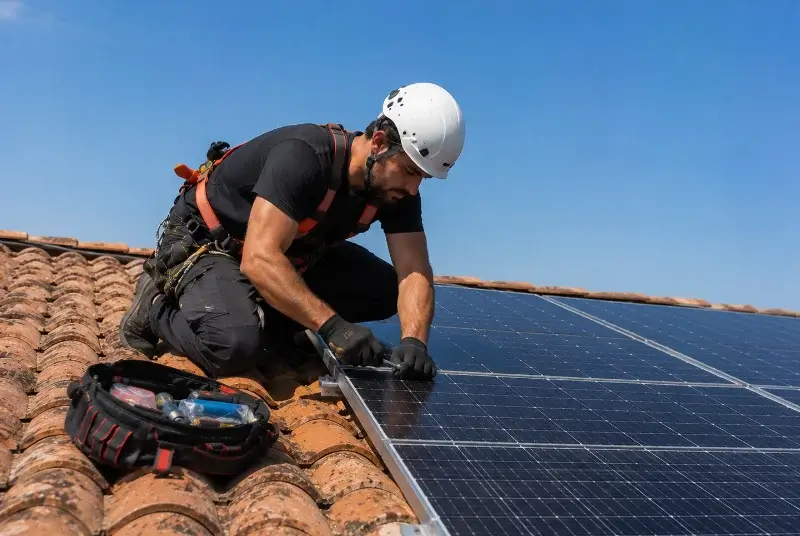 Maintenance et monitoring de panneaux solaires à Sérent