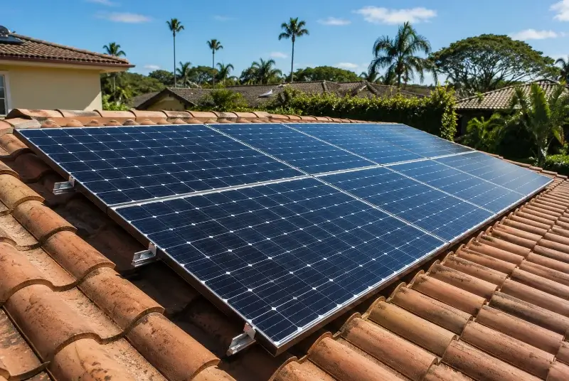 Installation de panneaux solaires à Sérent